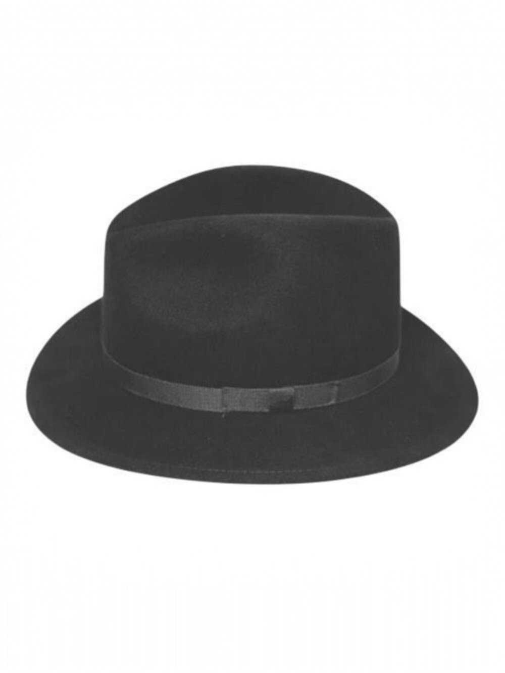 Country Gentleman‎ Wilton Wool Black Water Repellent Made In USA Fedora Hat XL